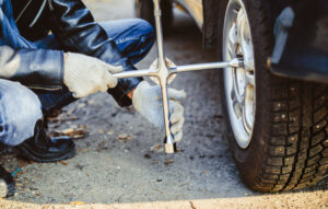 DIY Car tyre puncture repair